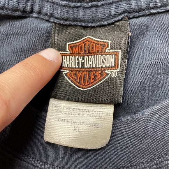 Harley Davidson Black Myrtle Beach South Carolina 2008 Tshirt XL Grunge - Picture 3 of 9